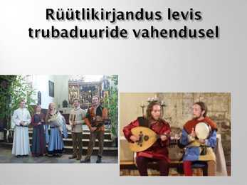 Rüütlikirjanduse esitlus #3