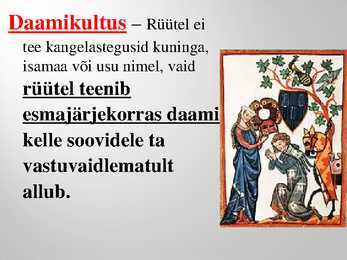 Rüütlikirjanduse esitlus #4