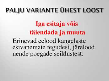 Rüütlikirjanduse esitlus #8