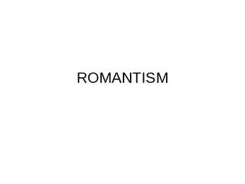 Romantilised ideaalid
