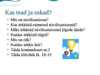 Idamaade muistsed tsivilisatsioonid #9