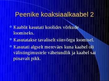 Edastusmeediumid #9
