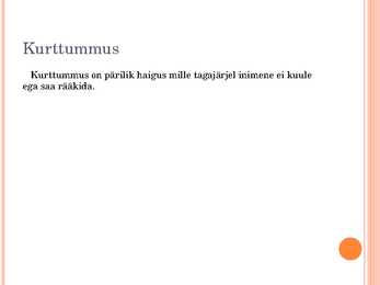 Pärilikud haigused #6