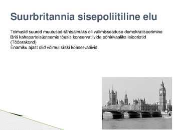 Suurbritannia kahe maailmasõja vahel #2