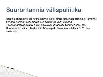 Suurbritannia kahe maailmasõja vahel #12