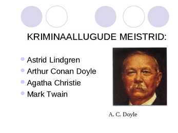 KRIMINAALJUTUD #8