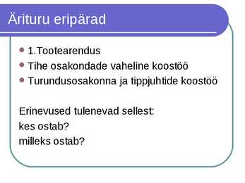 Äriturundus #16