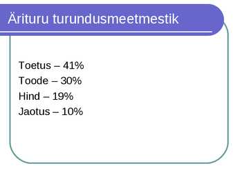Äriturundus #22