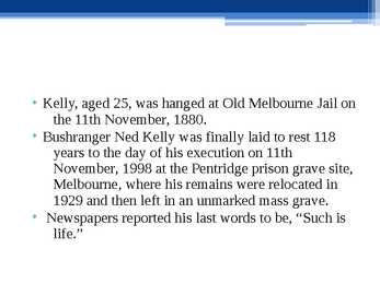 Ned Kelly - the bushranger #6