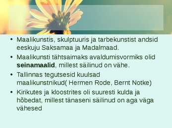 KESKAEG - haridus ja kultuur tol ajal #12