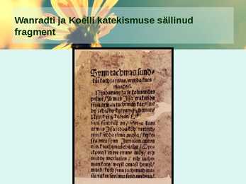 KESKAEG - haridus ja kultuur tol ajal #7
