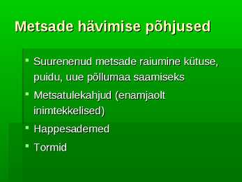 Metsade hävimine #3