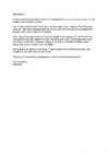 Letter of application
