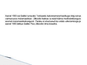 Galileo Galilei elulugu #6