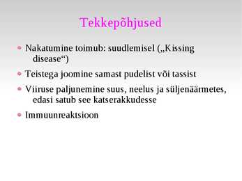 Viiruse ettekanne - Mononukleoos #3