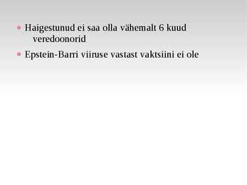 Viiruse ettekanne - Mononukleoos #8