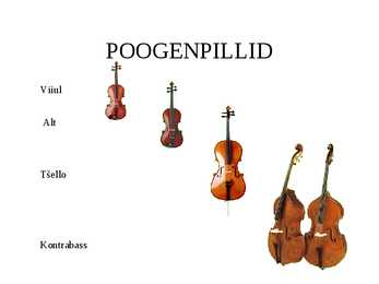 Muusikainstrumendid #4