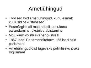 Inglismaa ülevaatlik esitlus #7