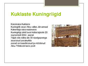 Metsakuklane #15