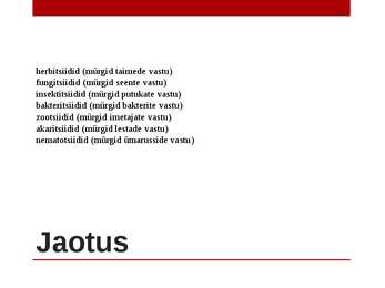 Pestitsiidid #5