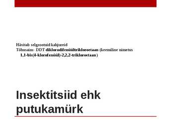 Pestitsiidid #8
