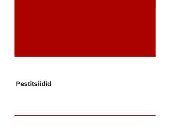 Pestitsiidid