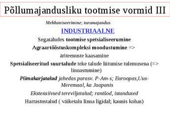 Majandusharud #4