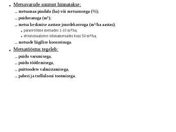 Majandusharud #9