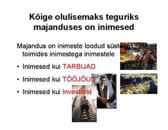 Rahvastik-tööjõud ja tarbijad #2