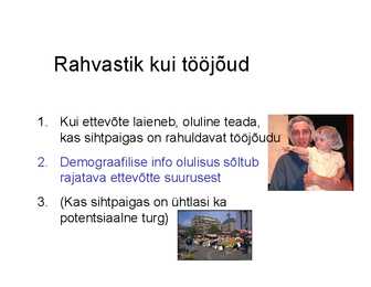 Rahvastik-tööjõud ja tarbijad #6