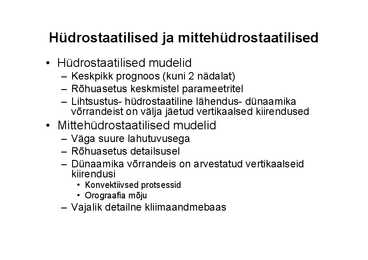 Tuulest ja ilmaennustamisest #24