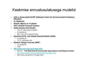 Tuulest ja ilmaennustamisest #28