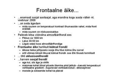 Tuulest ja ilmaennustamisest #56