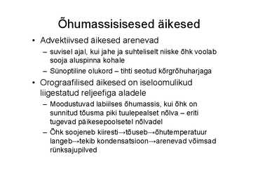 Tuulest ja ilmaennustamisest #58