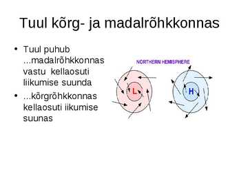Tuuled-frondid ja rõhualad #13