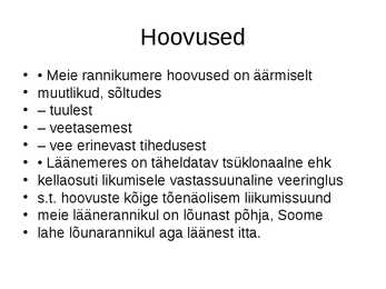 Tuuled-frondid ja rõhualad #18