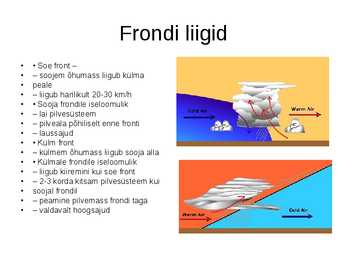 Tuuled-frondid ja rõhualad #7