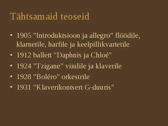 Joseph-Maurice Ravel #6