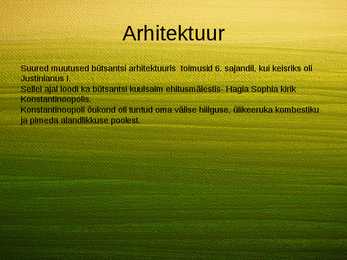 Bütsantsi arhitektuur #2