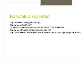 Allergia powerpoint #10