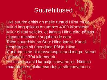 Hiina kultuur #2
