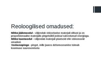 Enamlevinud termoplastsete polümeeride reoloogiliste omaduste võrdlus #7