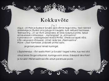 NARNIA kroonikad - Hõbetool #5