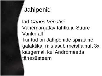 Taevas-tähtkujud-nende kirjeldus ja vaadeldavus #14