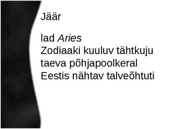 Taevas-tähtkujud-nende kirjeldus ja vaadeldavus #59
