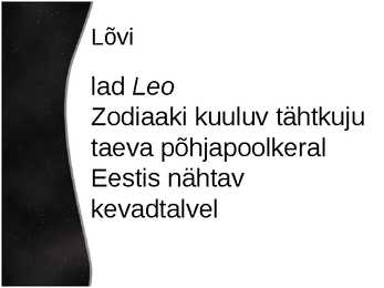 Taevas-tähtkujud-nende kirjeldus ja vaadeldavus #75