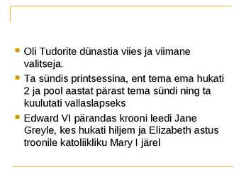Referaat Elizabeth I #3