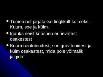 Tumeaine #5