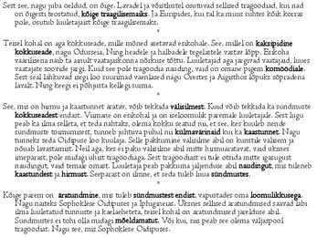 Kuningas Oidipuse konspekt #10