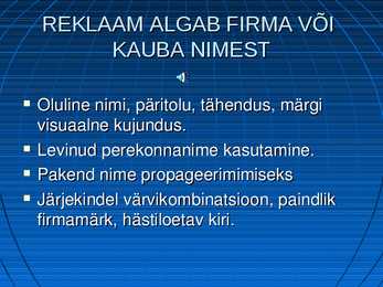 Reklaampsühholoogia kuldreeglid #3
